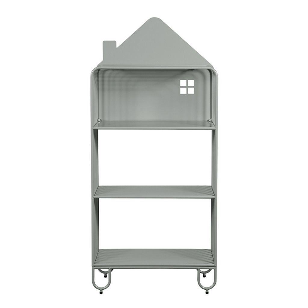 HOME DELUXE - Kinderregal TODO - Farbe: Salbei-Grün, Maße: 134x61x28 cm, inkl. 2 Aufbewahrungsboxen, Bodenschondend, stabile Konstruktion I Kinde...