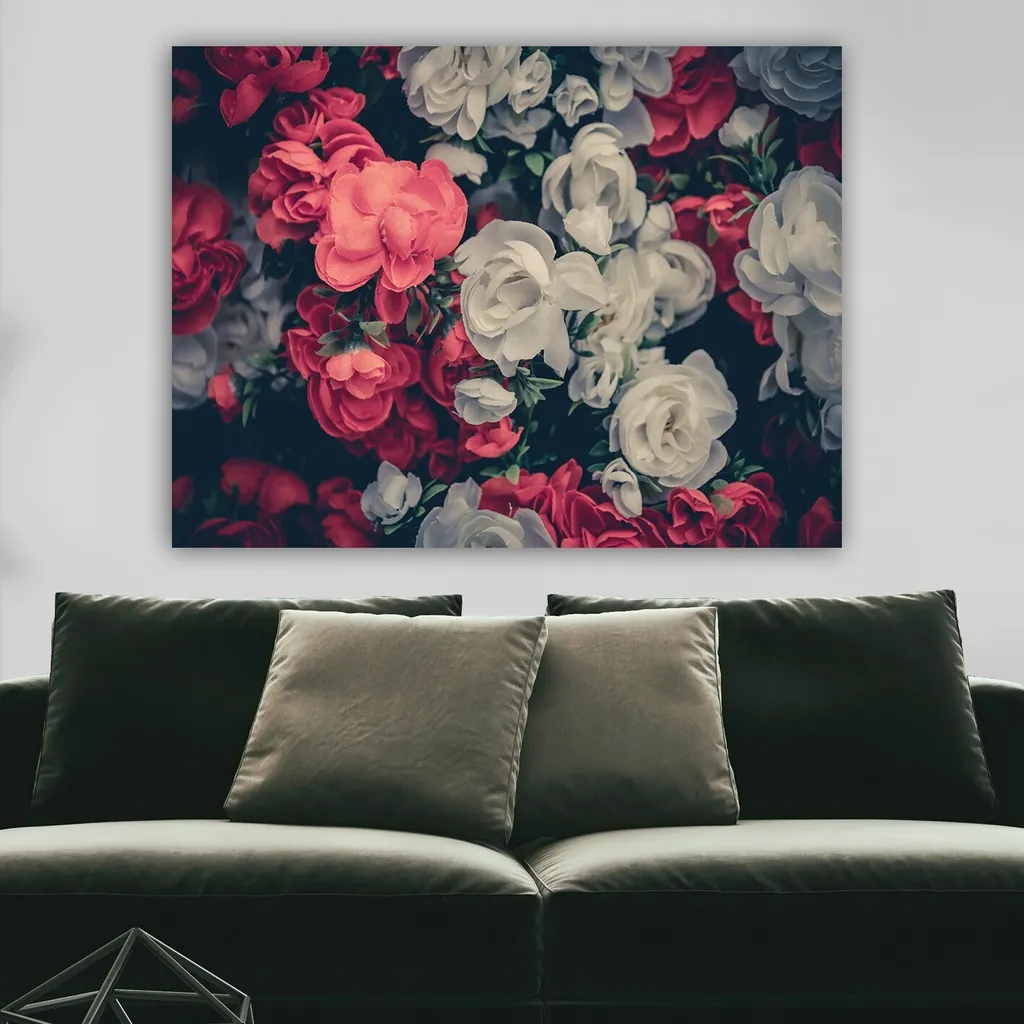 Toile Canvas 100% Coton Haute Définition - Tableau Multicolore 70x100