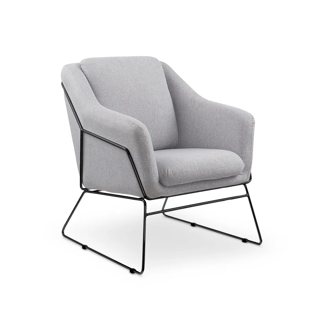 Fauteuil de salon Soft 2 ergonomique - Assise moelleuse et tissu premium
