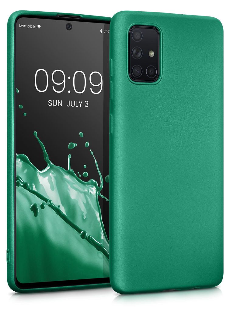 kwmobile Handyhülle für Samsung Galaxy A71 Hülle - Silikon Produktbild 