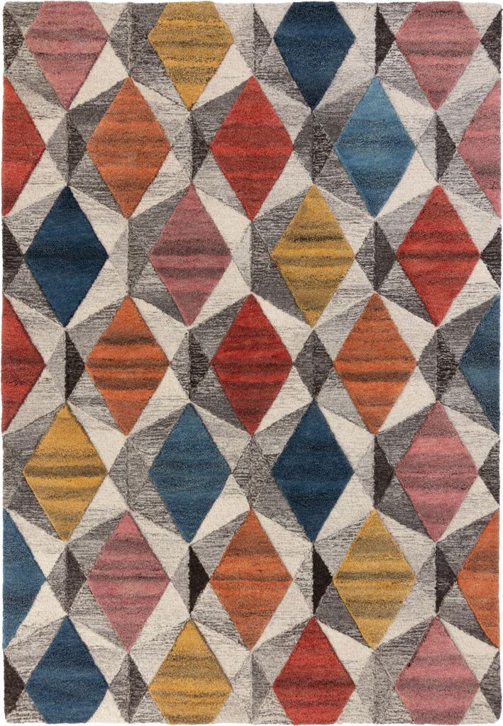 KADIMA DESIGN DOSE YARA 200 cm x 290 cm Bunt Rechteckig Indoor Teppich
