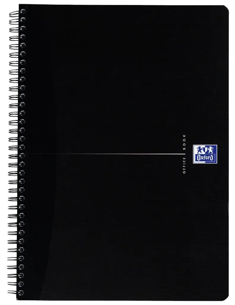 Bloc-notes Oxford Smart Black A4+ ligné - Papier 90g Optik Paper Premium - 2