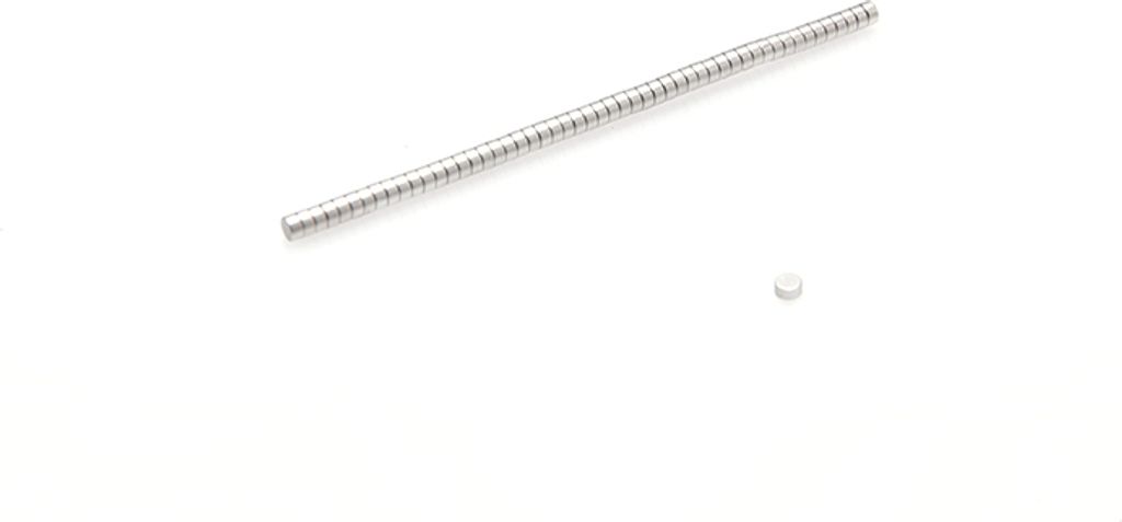 Neodym Magnete 2 x 1 mm 100 Stück mm N38, Extrem stark, Magnettafeln, Kühlschränke, Whiteboards, DIY