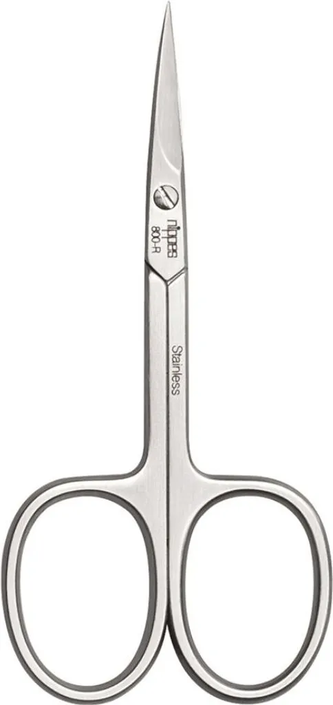 Nippes Solingen Forbici in pelle curve in acciaio inox 9 cm - 2