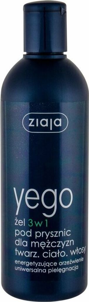 Ziaja, Yego  Żel 3w1 pod prysznic dla mężczyzn, 300 ml Zdjęcie produktu 