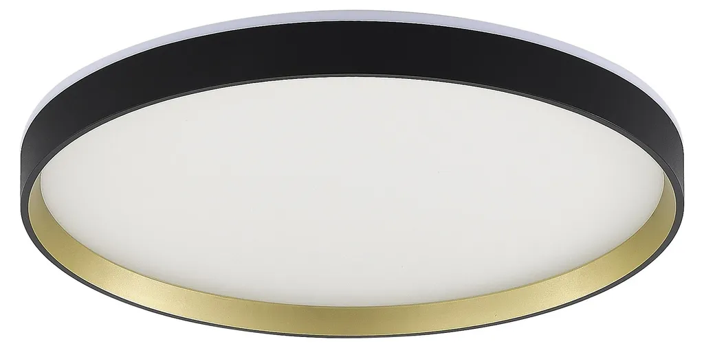 Plafonnier LED noir dimmable ORBITRAL 40W : fini les éclairages tristes
