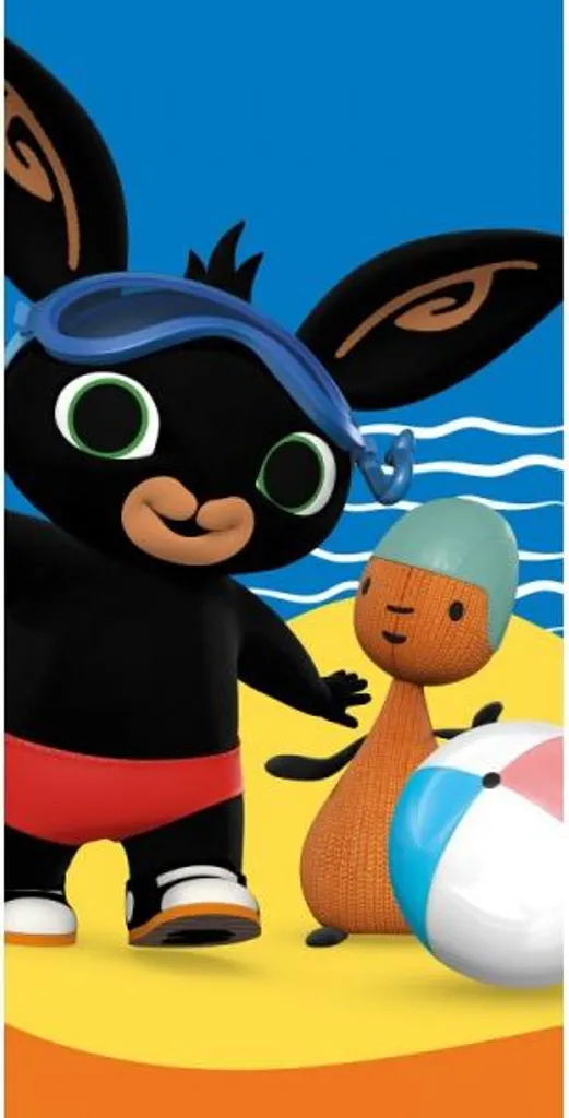 Telo Mare e Bagno Bing 70x140cm - 100% Cotone Halantex Kids