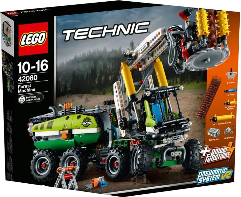 Jeu de construction motorisé Abatteuse forestière LEGO Technic 42080 - 20