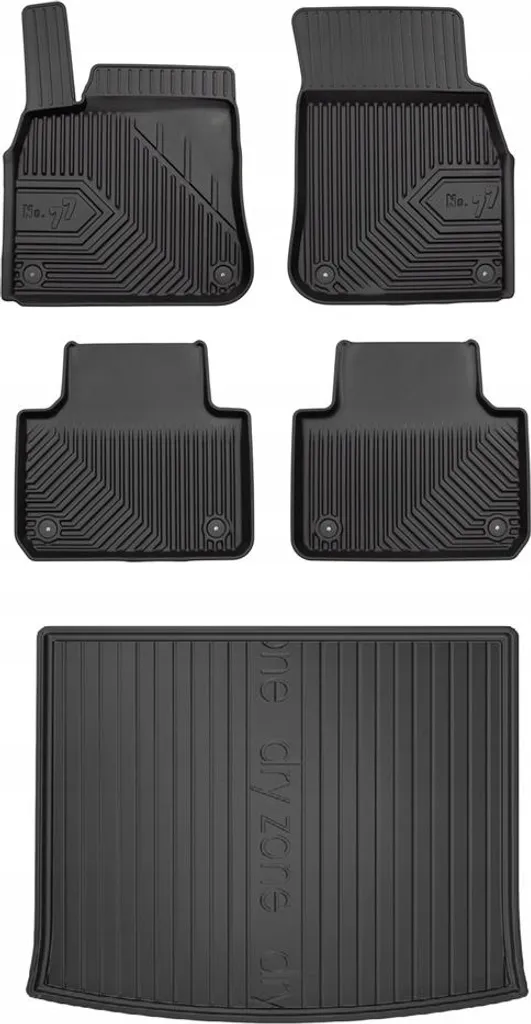Set Tappetini Gomma VW Touareg 3 2018-2025 | Protezione bimbi e animali