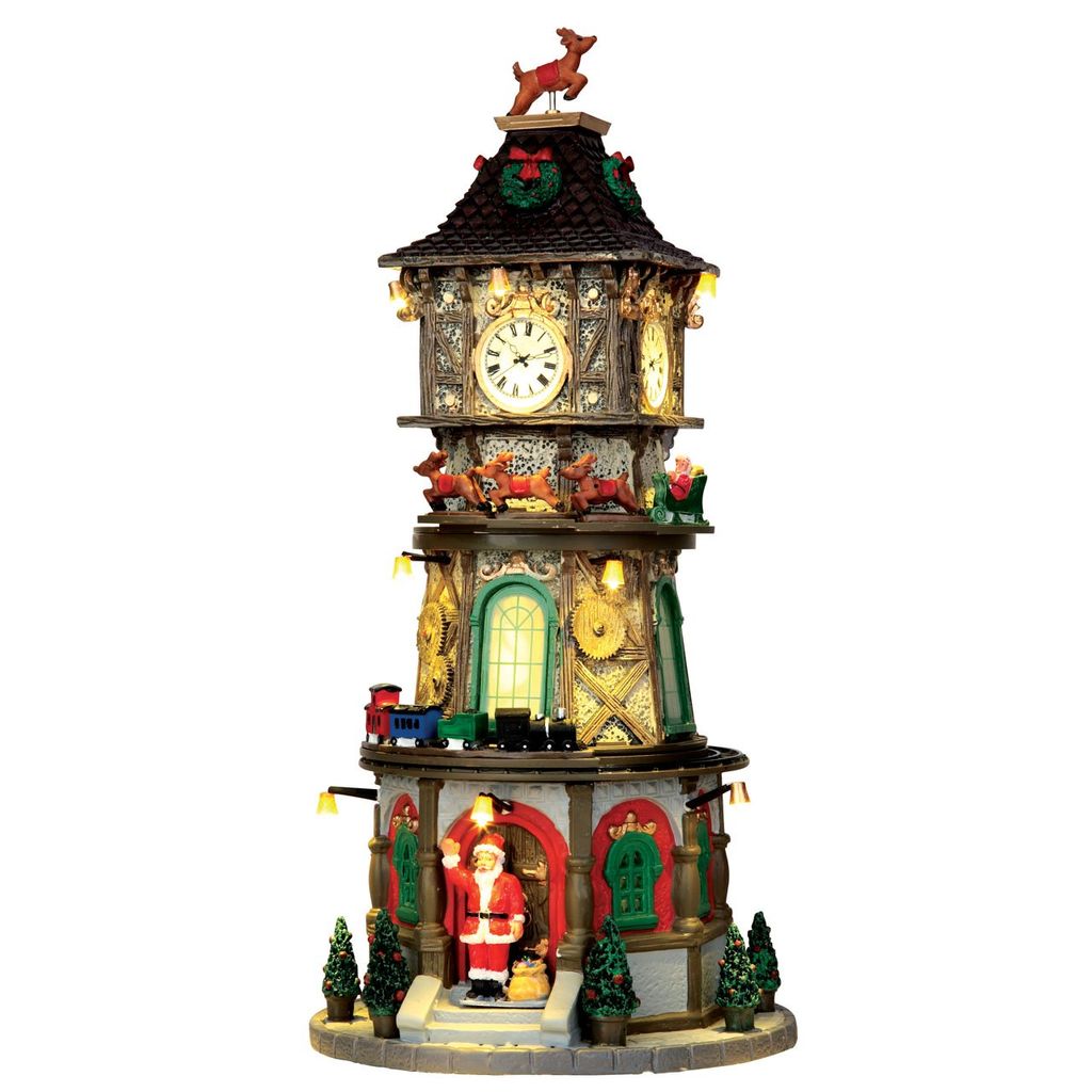 Lemax Weihnachtsdorf Uhrturm Winter Deko - Weihnachten Deko Produktbild 
