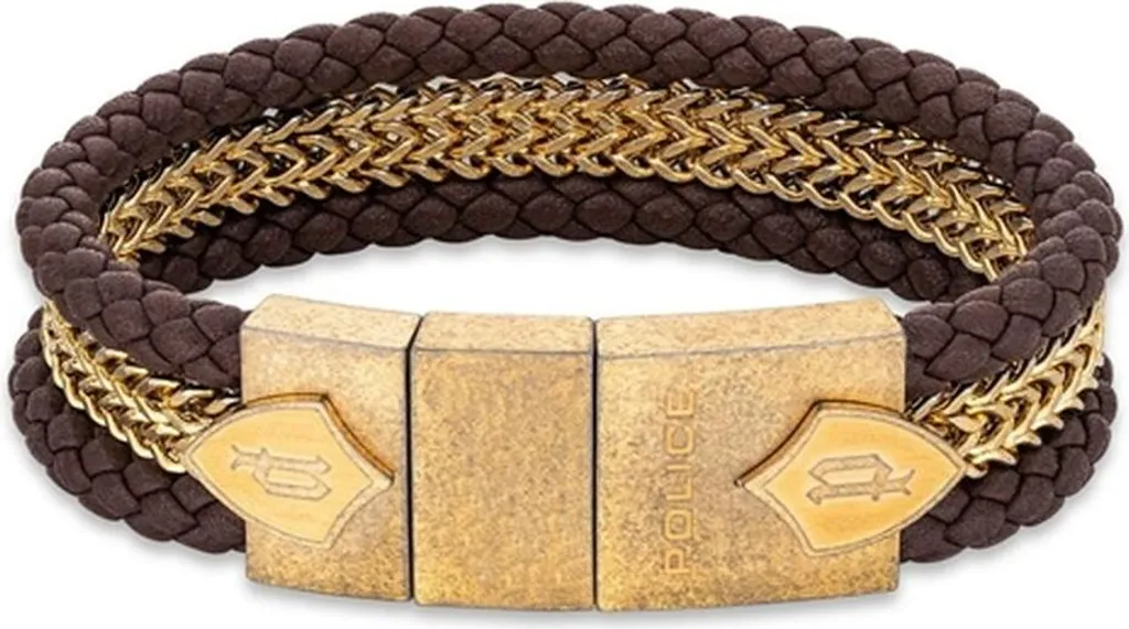 Police PEAGB2119804 Bracciale Uomo Acciaio Silver Black - Shop Online