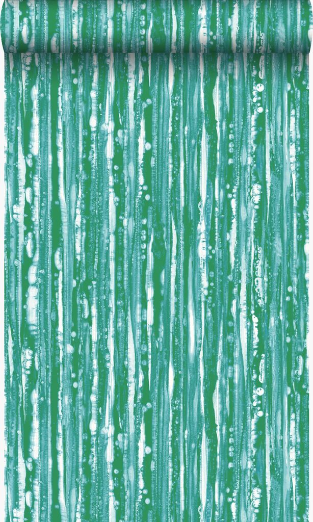 Origin Wallcoverings Tapete Streifen Grün 53 cm x 10.05 m