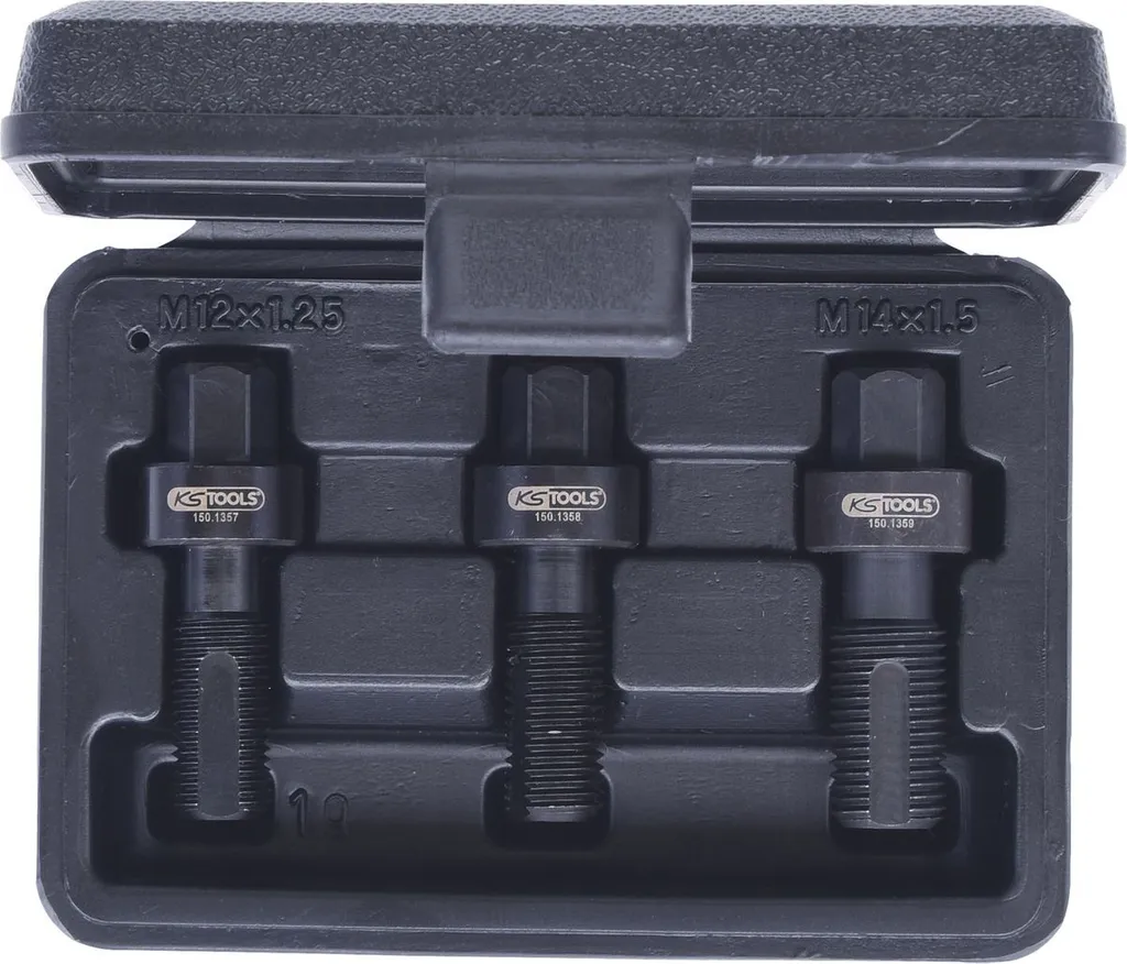 Solution pour filetages de roue foirés : Kit KS TOOLS 3 pcs 150.1355 - 4