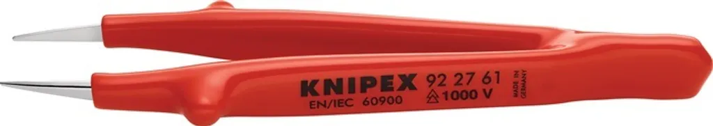 Pinzette Isolate KNIPEX 92 27 61 125mm: Precisione VDE per Elettronica