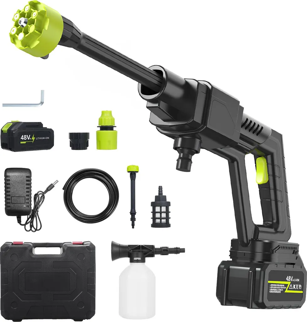 Nettoyeur haute pression portable 300W pour nettoyer murs et clôtures