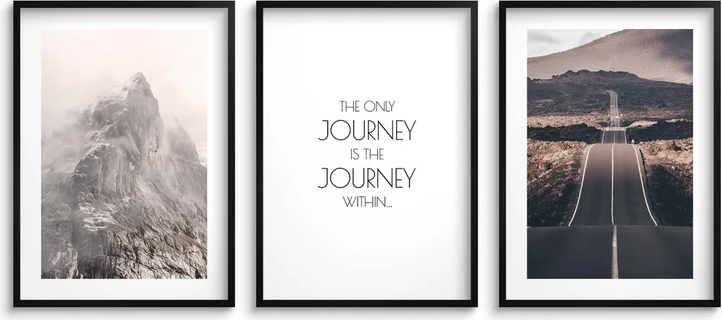 Set di poster motivazionali con citazioni Decorazione minimalista 3x30x40