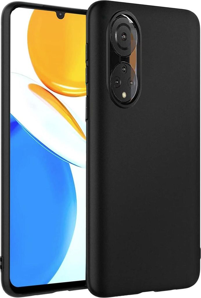 Housse en silicone pour Honor X7 Housse de protection noire Image du produit 