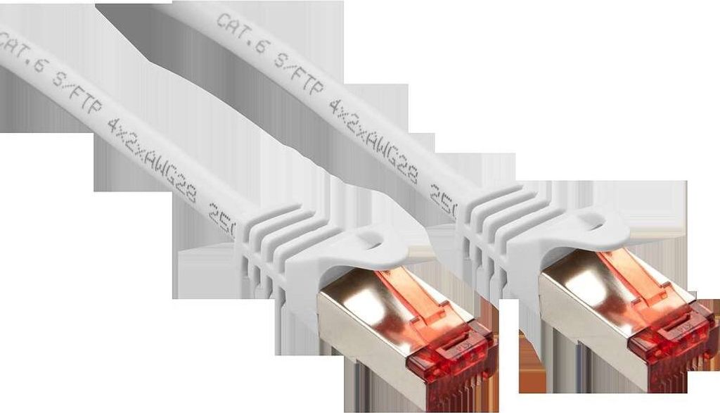 LINDY Patchkabel Cat6 S/FTP Basic weiß 7.50m