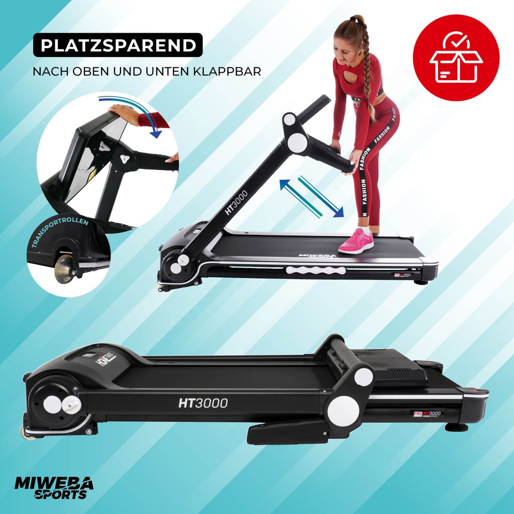 Miweba Sports Laufband Home Track HT3000 | Klappbar - Produktbild 8