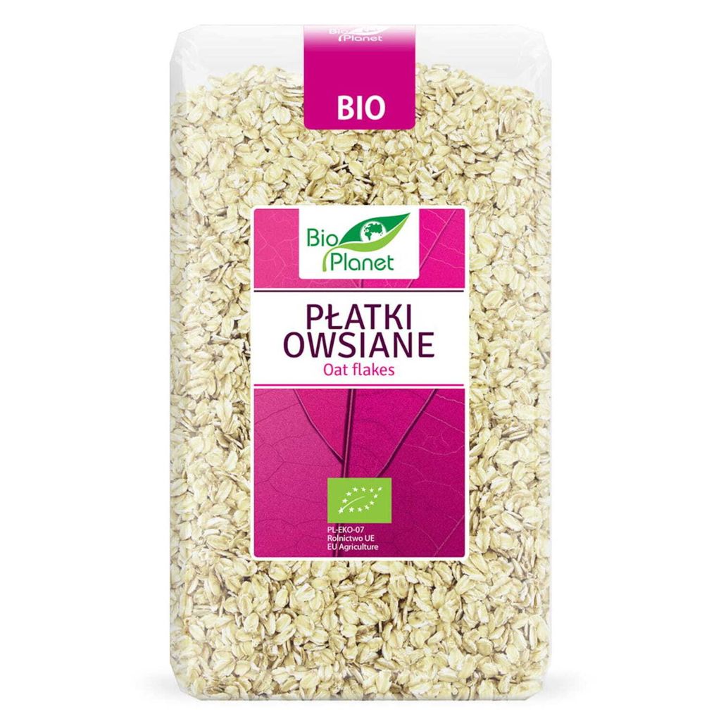 Płatki owsiane600g BIOPLANET Zdjęcie produktu 