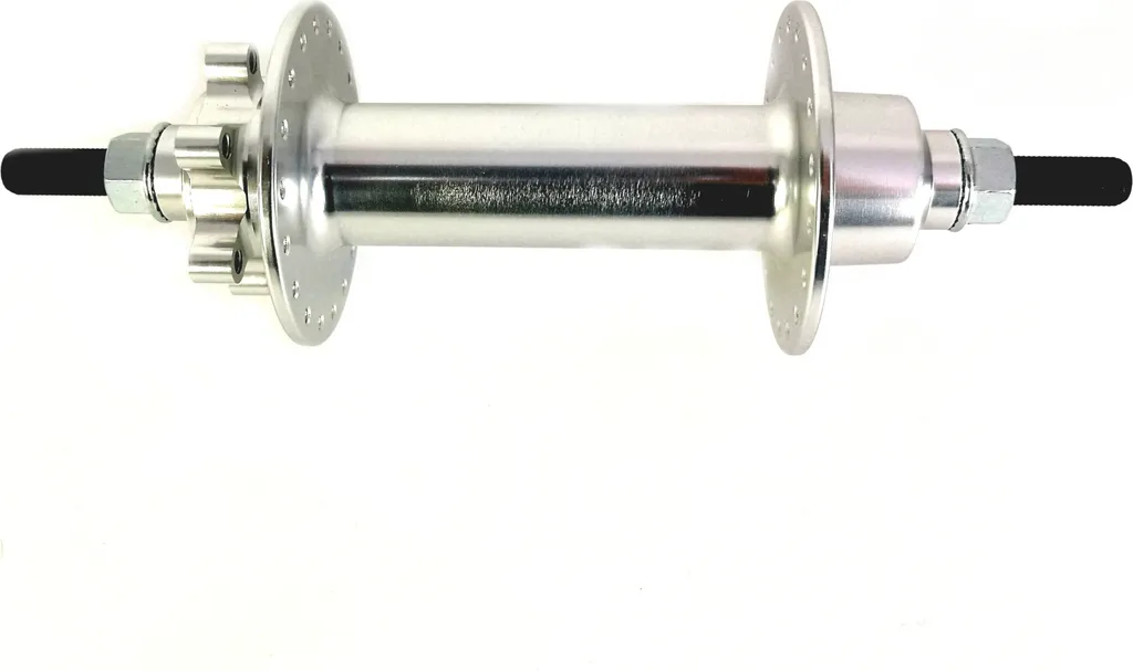 Moyeu de roue avant extra large pour frein à disque argenté - Axe 20mm - 2