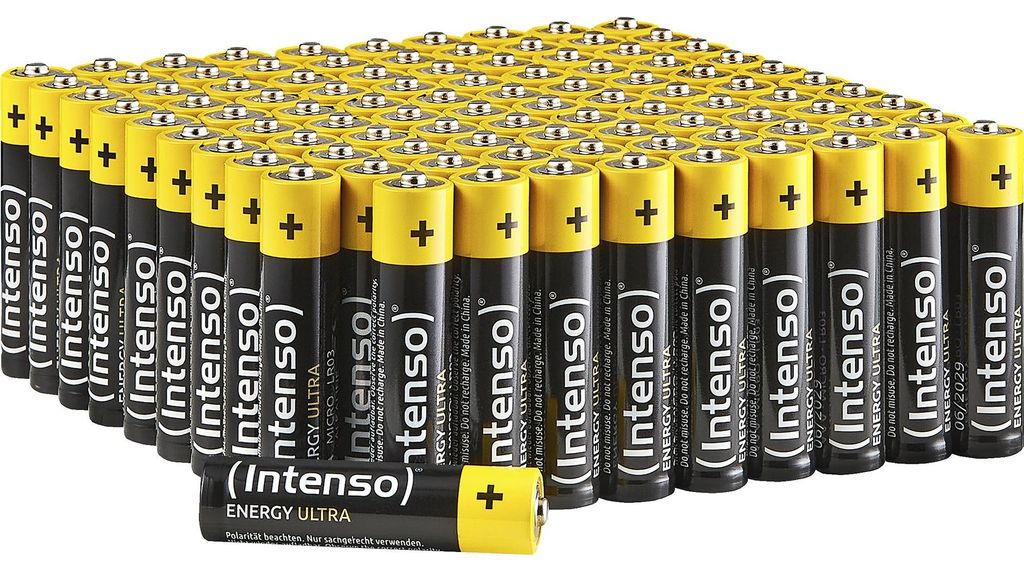 Intenso Energy Ultra AAA LR03 100x Alkaline Batterie, (100 Produktbild 