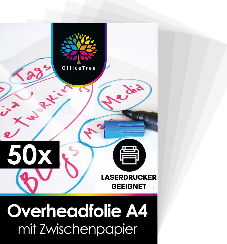 OfficeTree lucidi 50 fogli DIN A4 (wp) Immagine del prodotto 