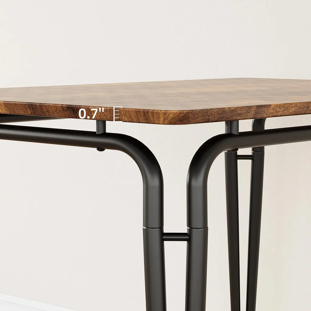 Solution Salle à Manger Compacte - Table + 2 Chaises pour Petit Espace - 10