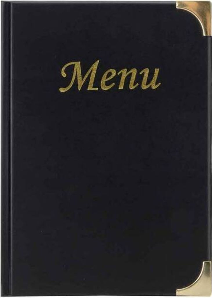 Securit MC-BRA5-BL Cartella menu Securit BASIC, A5, nero Immagine del prodotto 