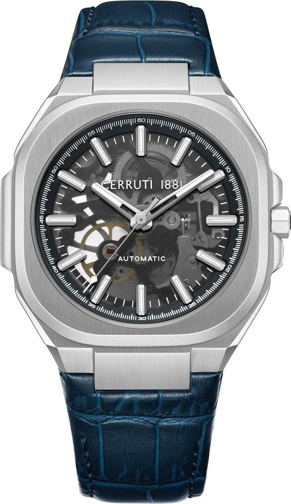 Cerruti 1881 Armbanduhr Automatic Leadri Blue Produktbild 