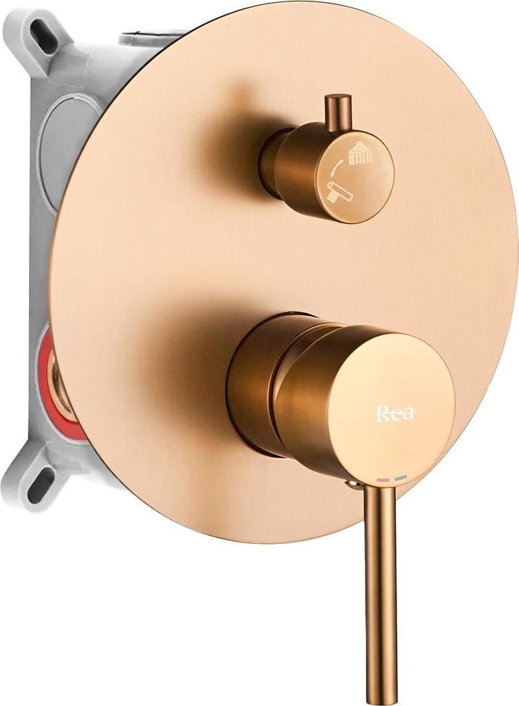 Podomietkovy sprchový set Rea LUNGO brushed copper + box Obrázok produktu 