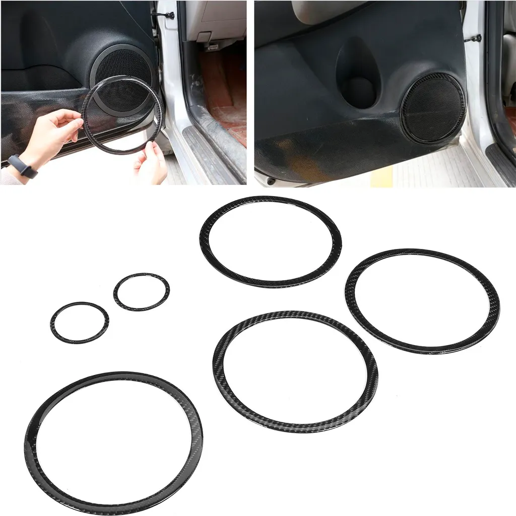 Garniture intérieure carbone pour portière Toyota RAV4 2006-2012 pack 6