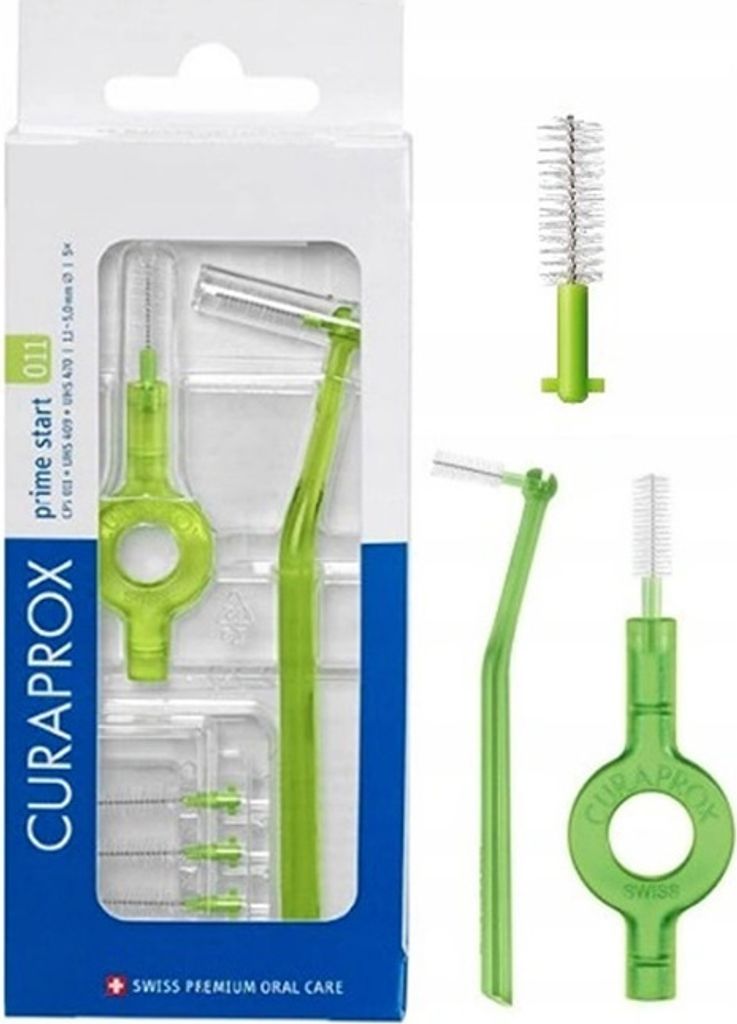 Curaprox Prime Plus Starter Set 5x CPS 011 verde chiaro + Immagine del prodotto 