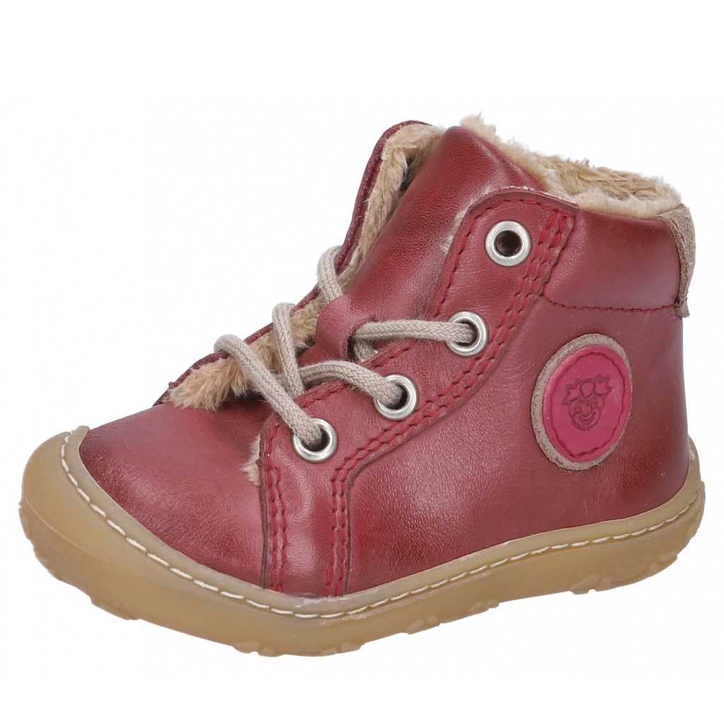 RICOSTA Boots GEORGIE von PEPINO für warme Füße Winterschuhe Schnürer Mädchen fuchsia rosa rot Größe 25
