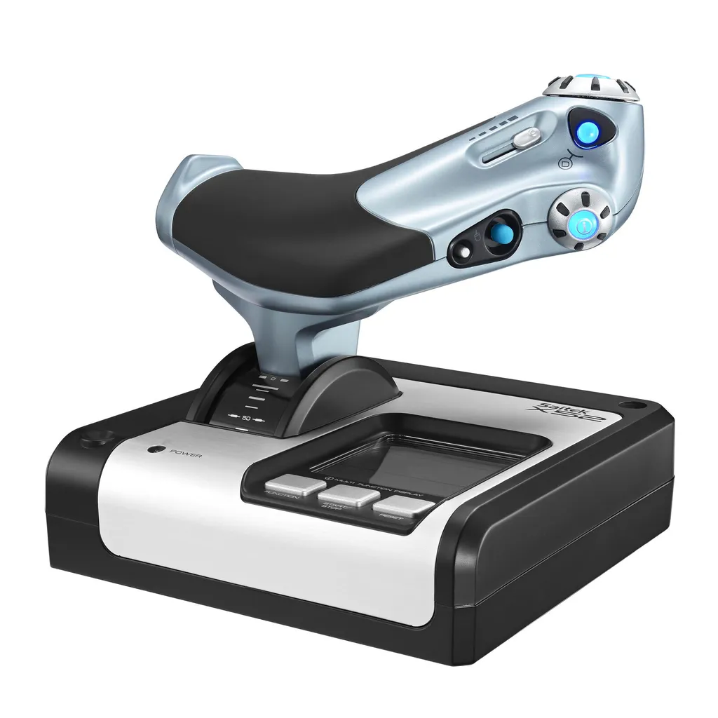 Logitech G X52 HOTAS avec Écran LCD et Commandes de Vol Programmables - 5