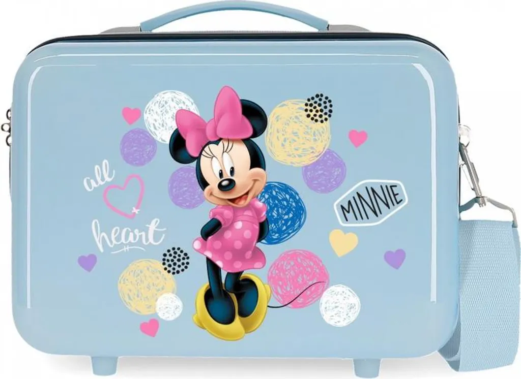 Astuccio da viaggio in ABS MINNIE MOUSE Love, 21x29x15cm, 9L, 2053923