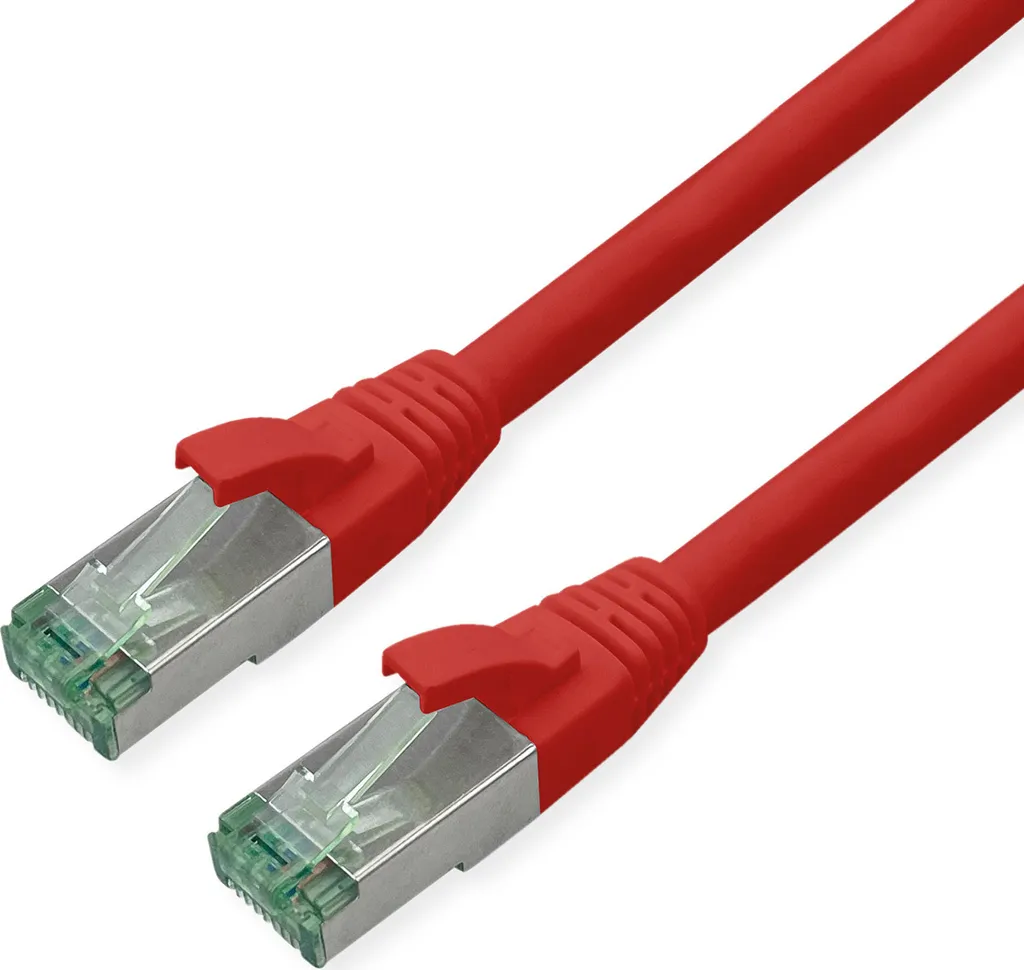 Cavo Rete ROLINE RM Cat.6A S/FTP 20m Rosso | Sostenibile e Performante