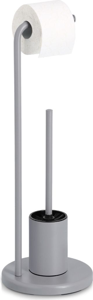 Zeller Toilettenpapierhalter und Toilettenbürste, Metall, Produktbild 