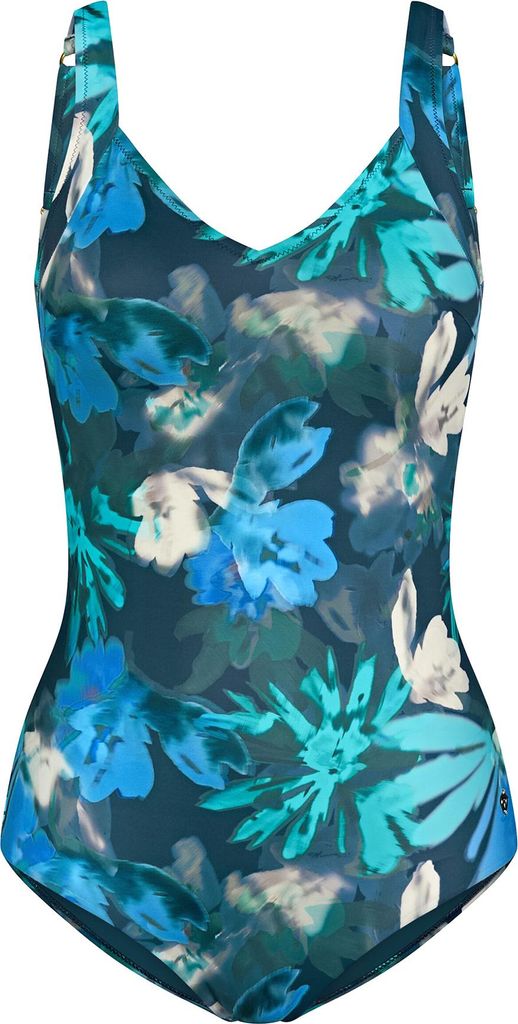 Triumph Damen Badeanzug Summer Fleur - TURQUOISE - DARK Produktbild 