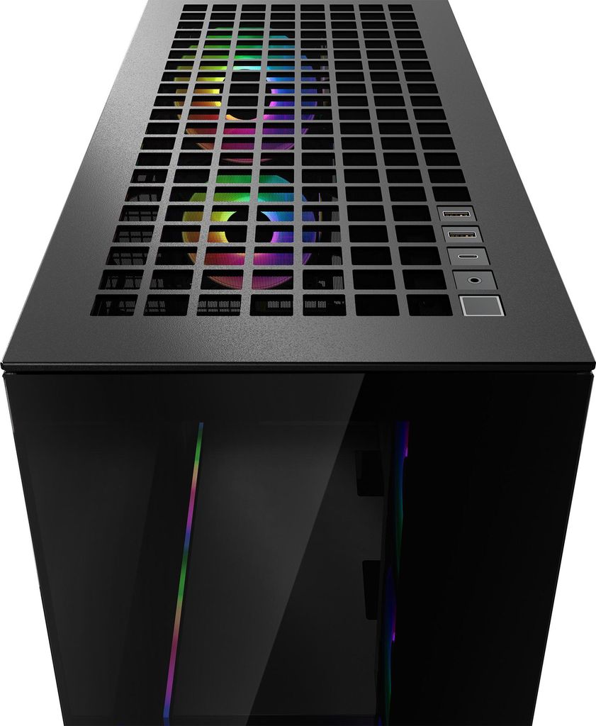Xtender (schwarz (matt), Tempered Glass x 2 (getönt))