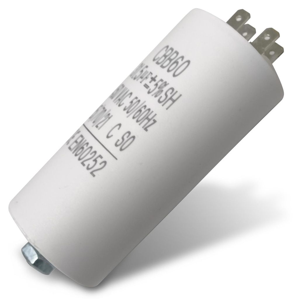 Kondensator CBB60 31,50µF 450V Universal mit Steckfahnen Produktbild 