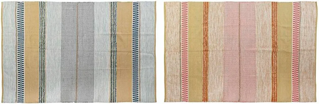 Grand Tapis de Salon Moderne Multicouleur 160x230 cm - Lot de 2 Pièces