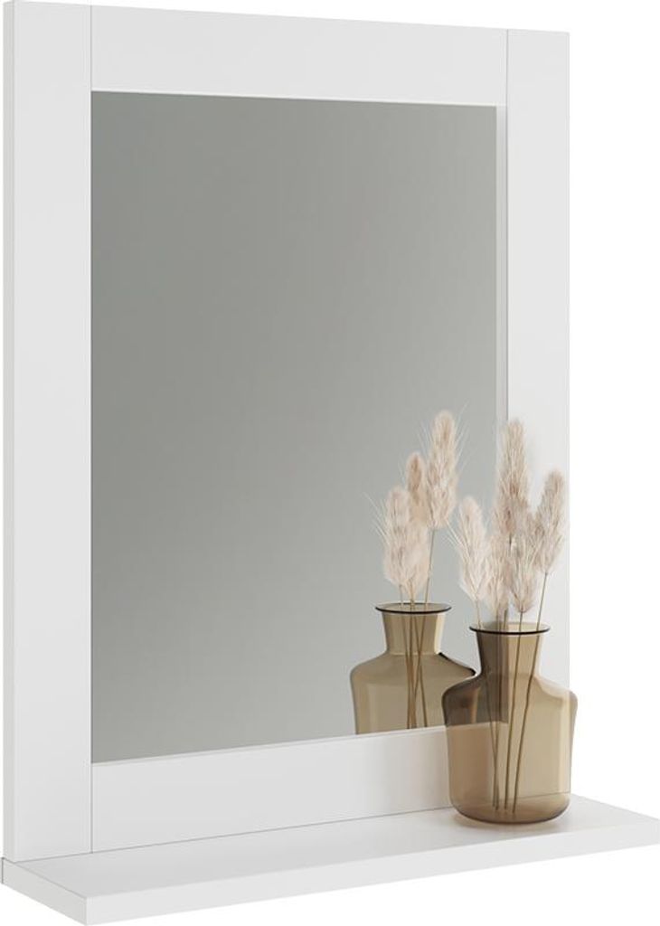 Specchio bagno Karen Bianco 60 x 60 cm Rotondo Vicco | Sonoma/Bianco | Specchio da bagno | 406673133660908