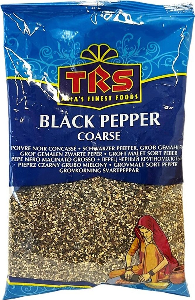 Schwarzer Pfeffer, grob gemahlen - Black Pepper Coarse - TRS - 100 g