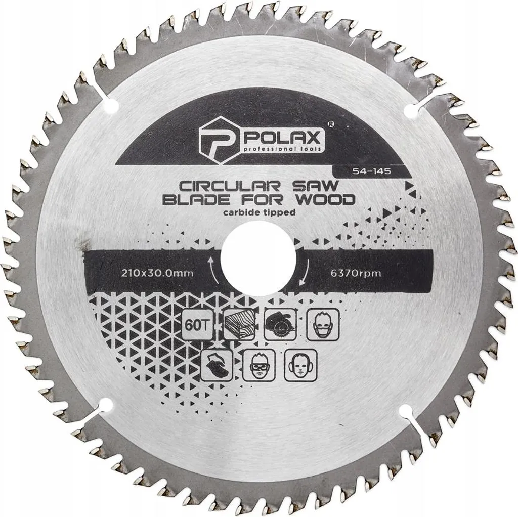 Lama Polax 210x30/25.4mm 60T TCT | Massima Precisione Legno