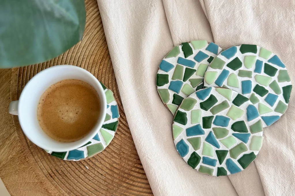 Protéger vos Meubles avec le Kit Mosaïque Dessous de Verre Sable Durable - 3