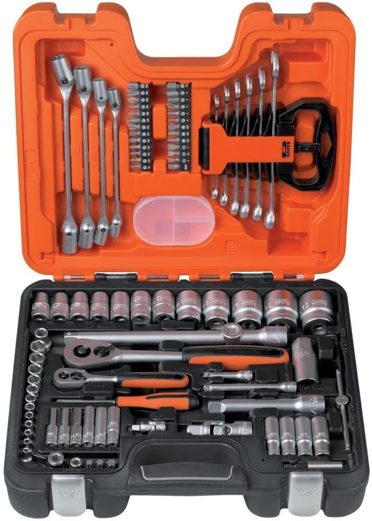 Coffret de douilles Bahco 91 pièces 1/4" et 1/2" Dynamic-Drive - 5