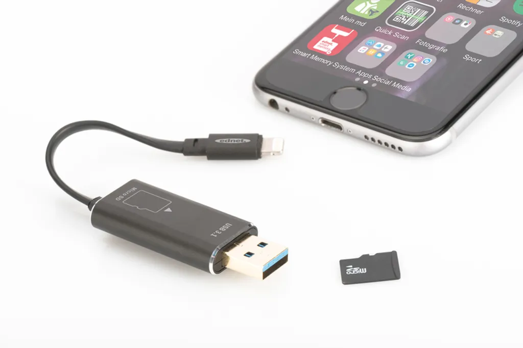 Cavo ednet Smart Memory Nero USB 3.1 Alluminio - Memory Expansion
