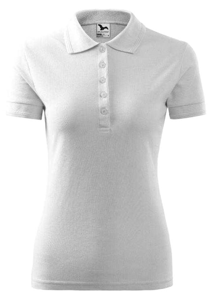 Adler - Poloshirt für Damen, Piqué PP10000 (L) (Weiß)
