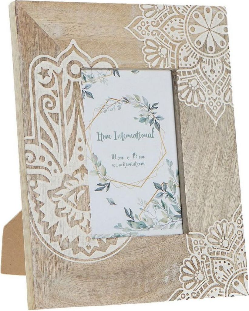 Fotorahmen DKD Home Decor Braun Holz Kunststoff Mango-Holz Indianer 20 x 2 x 25,5 cm
